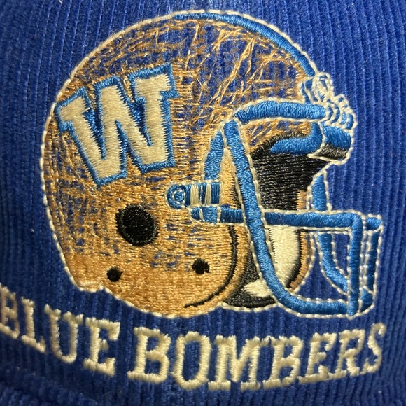 Vintage Corduroy Hat — Winnipeg Blue Bombers Cap - Picture 10 of 10